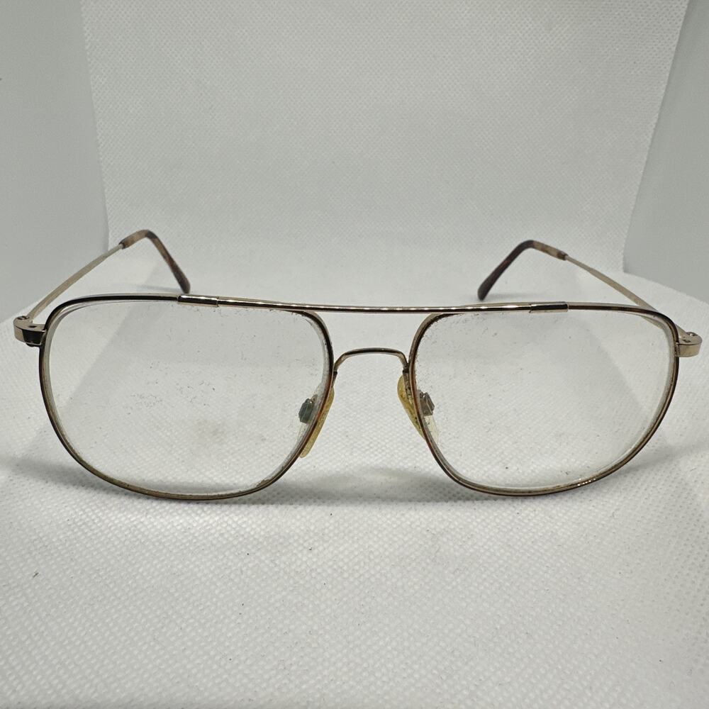 Flexon by Marchon 39 Eyeglasses Frames Tortoise Aviator 57-18-145 Japan GEP